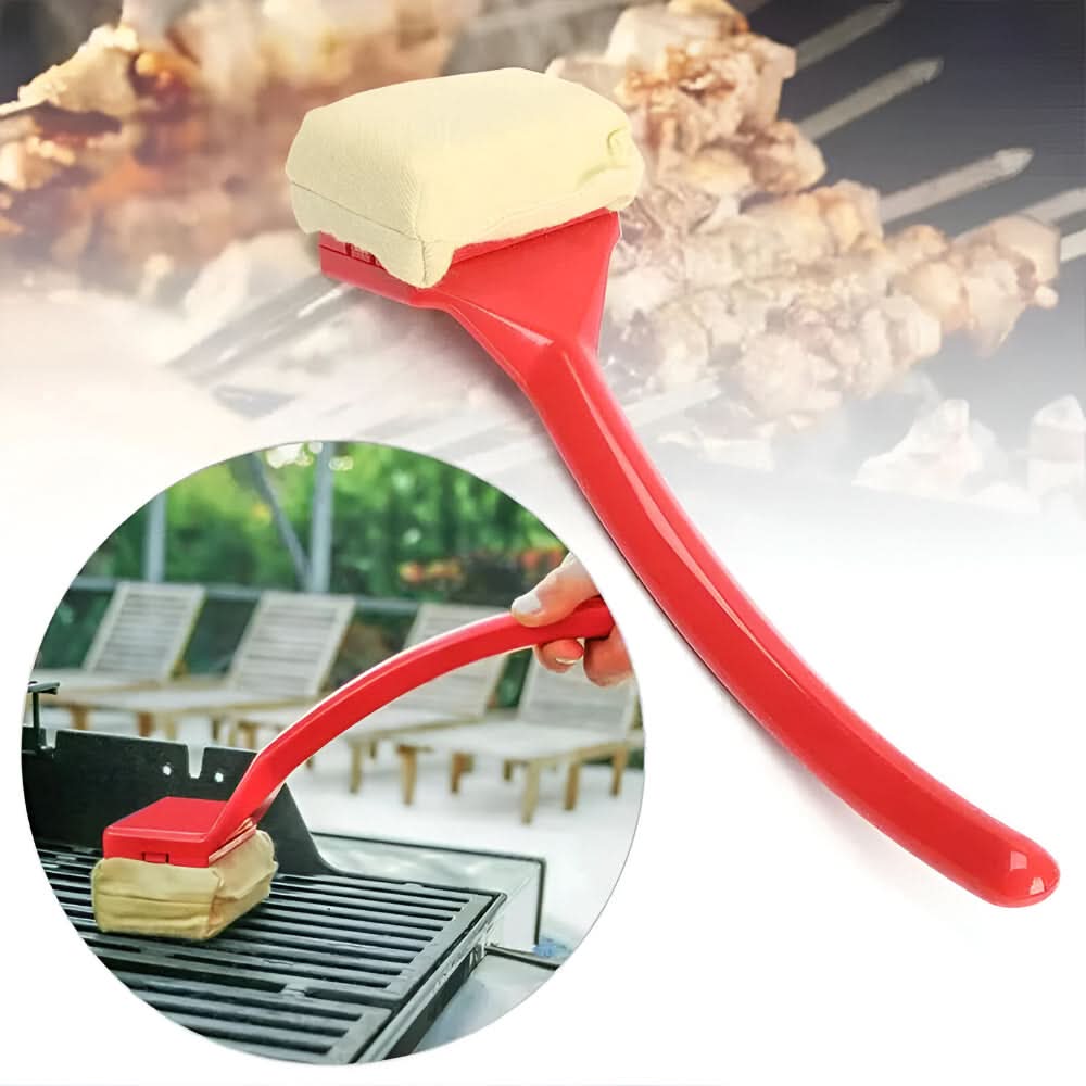 Comfortable Long-Handle Grill Cleaner for Easy BBQ Maintenance