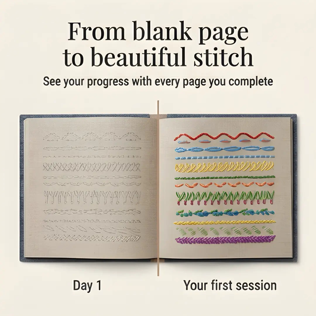 Beginner's Guide to 106 Embroidery Techniques