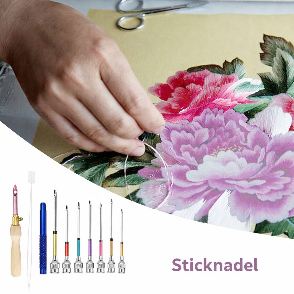Ergonomic Needle Set for Embroidery | Comfortable & Versatile