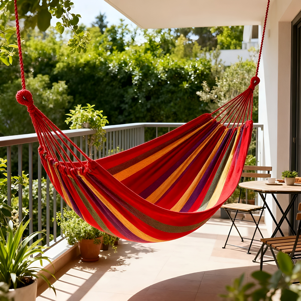 Heavy-Duty Hammock for Outdoor Use – Supports up to 205 kg