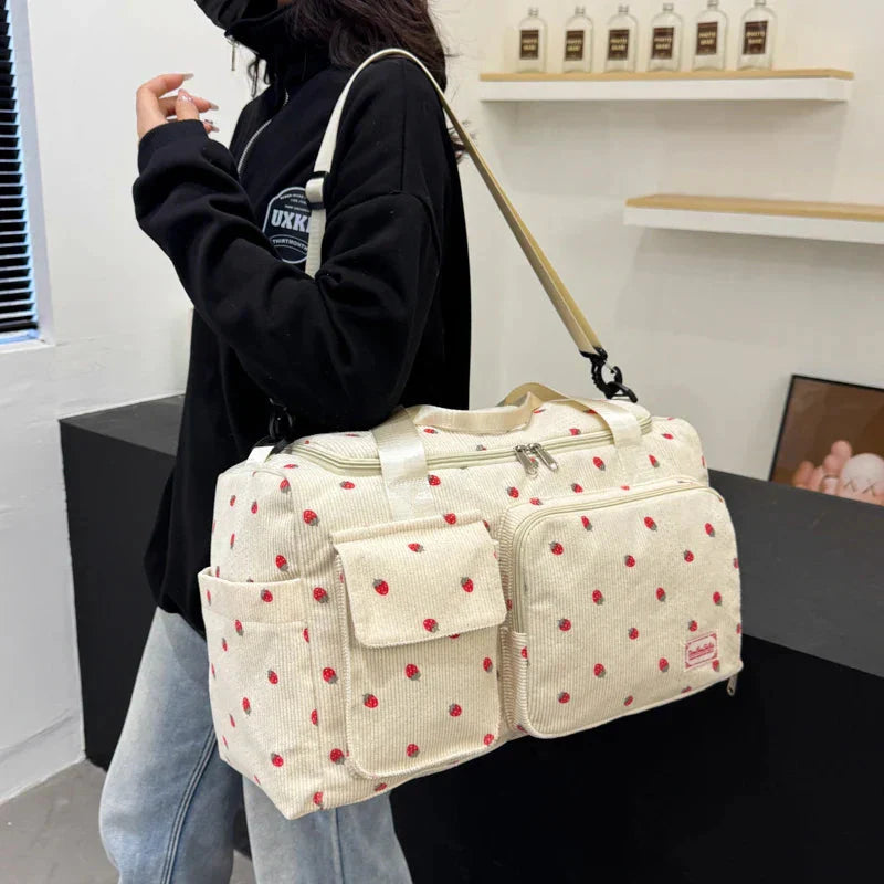Sports Bag for Women – 25L Travel Bag with Compartment for Shoes