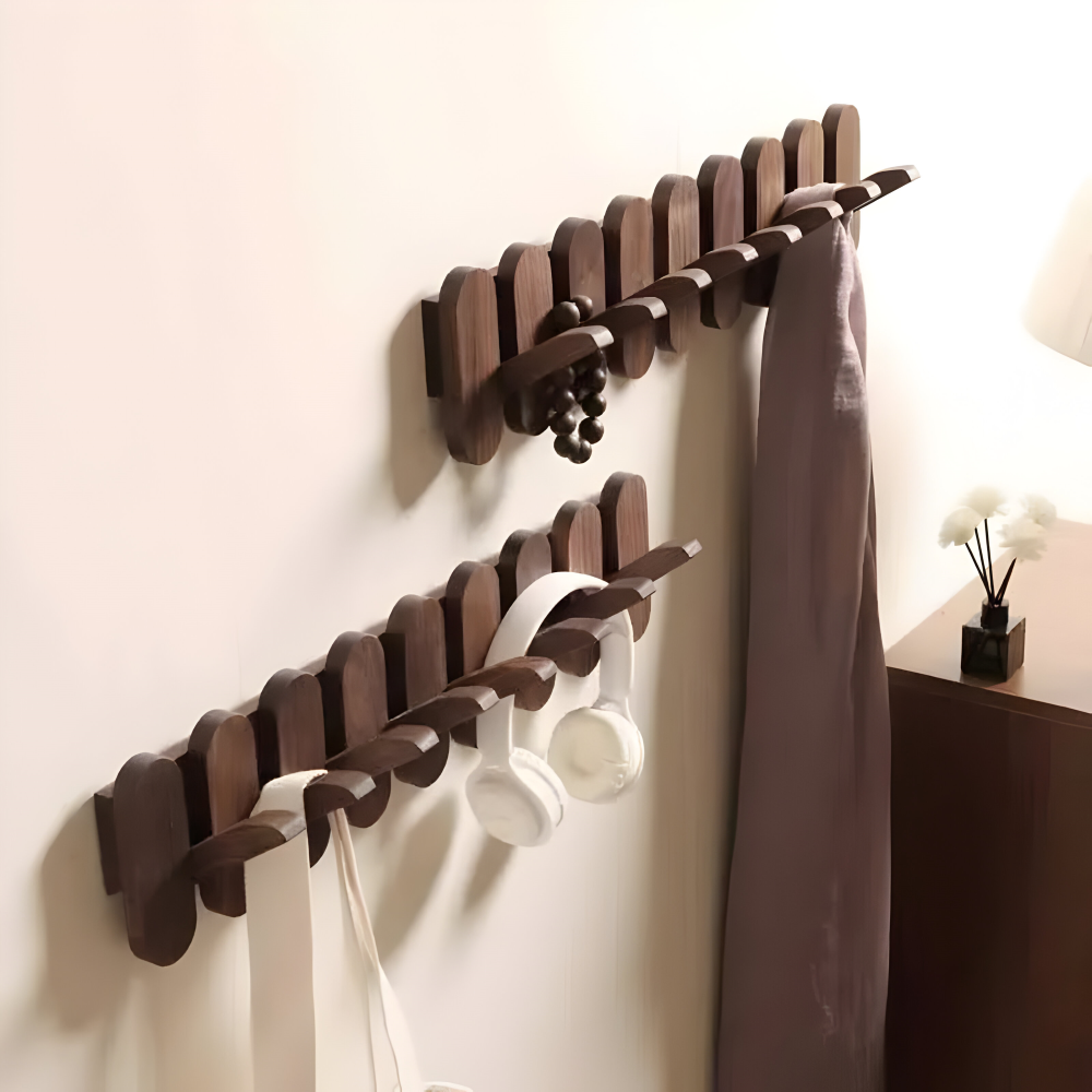 Wooden Wall Wardrobe – Entryway Organization Solution