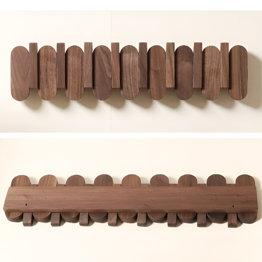 Wooden Wall Wardrobe – Entryway Organization Solution