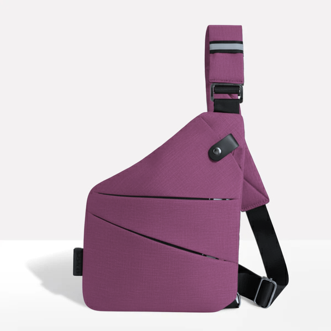 Black Waterproof Crossbody Bag for Women with RFID Protection