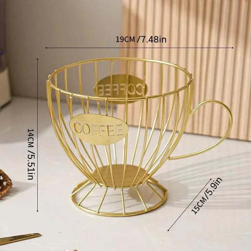 Coffee Pod Organizer Made of Metal
