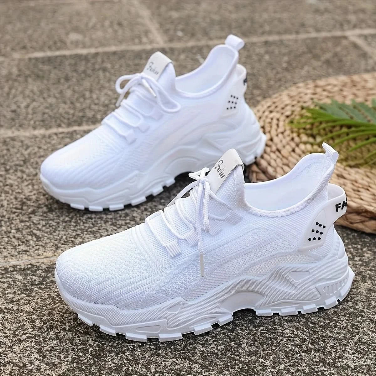 Lightweight Knit Shoes for Women with Non-Slip Grip