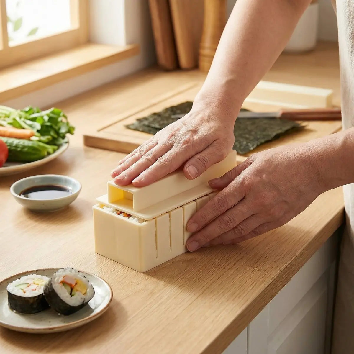 Sushi Shaper Kit – Uniform Portions, No Rolling Required