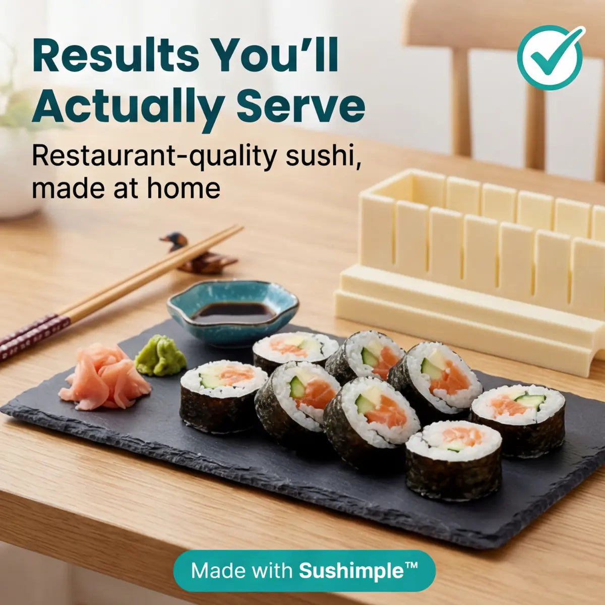 Sushi Shaper Kit – Uniform Portions, No Rolling Required