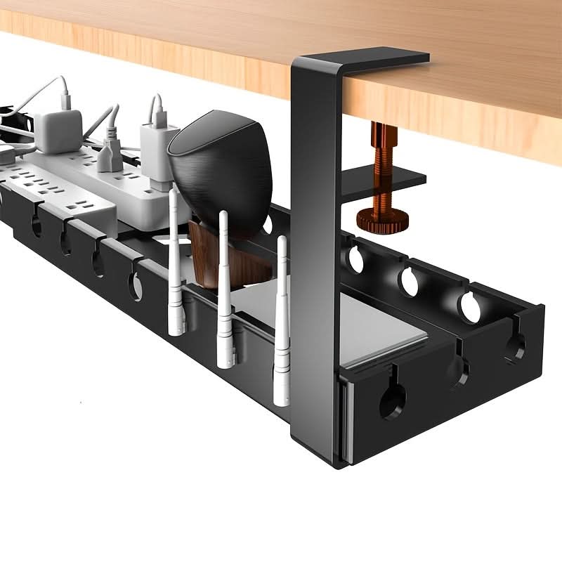Adjustable Cable Organizer for Under-Desk Use – Tangle-Free Workstation