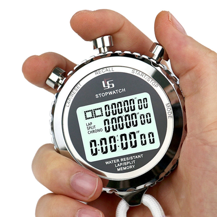 Stainless Steel Digital Timer with Triple-Line Screen