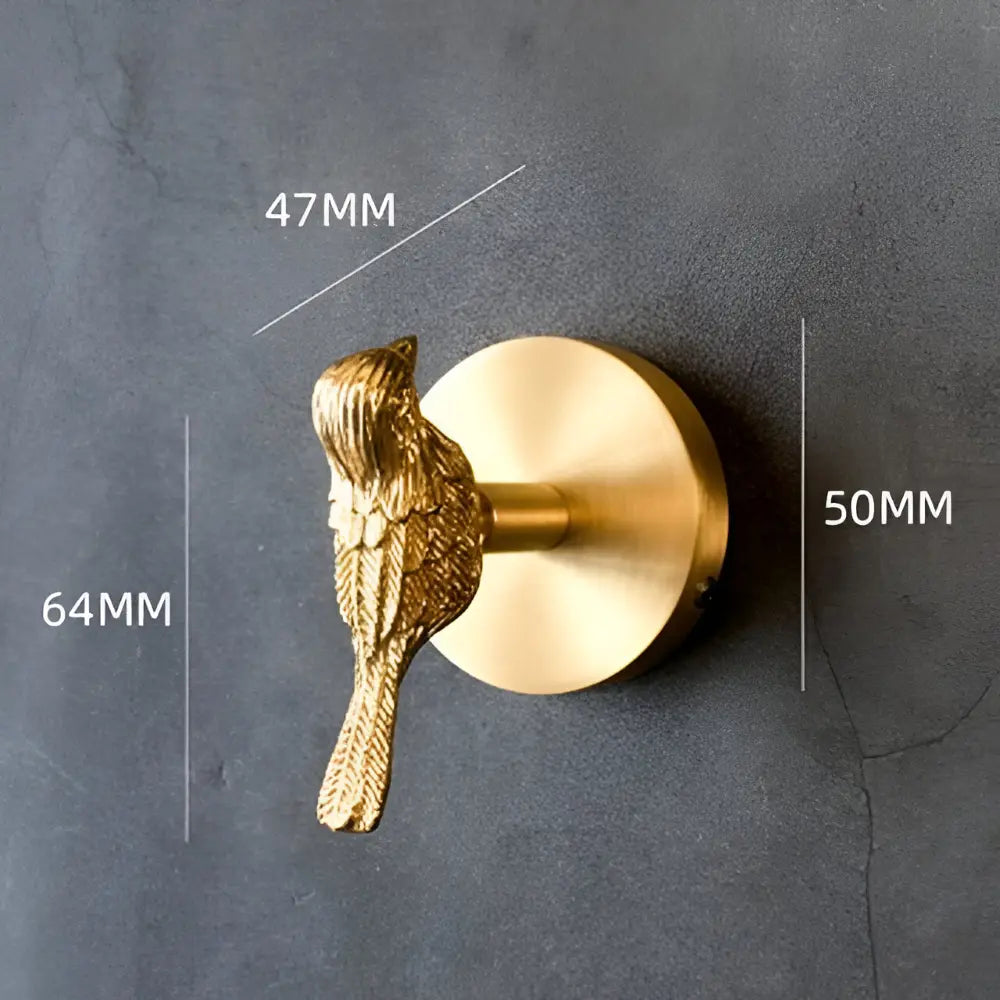 Brass Animal Wall Hooks – Set of 6 Decorative Designs in Gold Finish