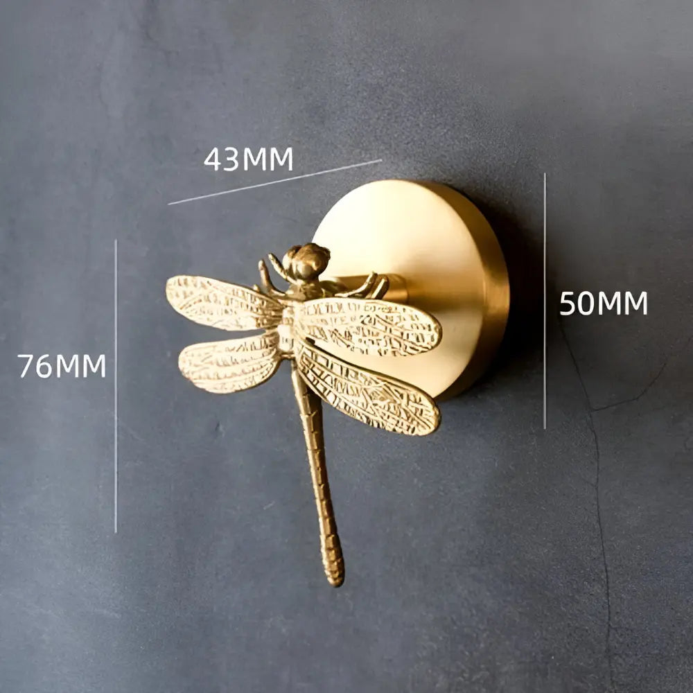 Brass Animal Wall Hooks – Set of 6 Decorative Designs in Gold Finish