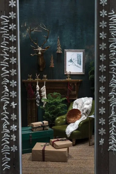 Wall Artwork Featuring Animal Head Design