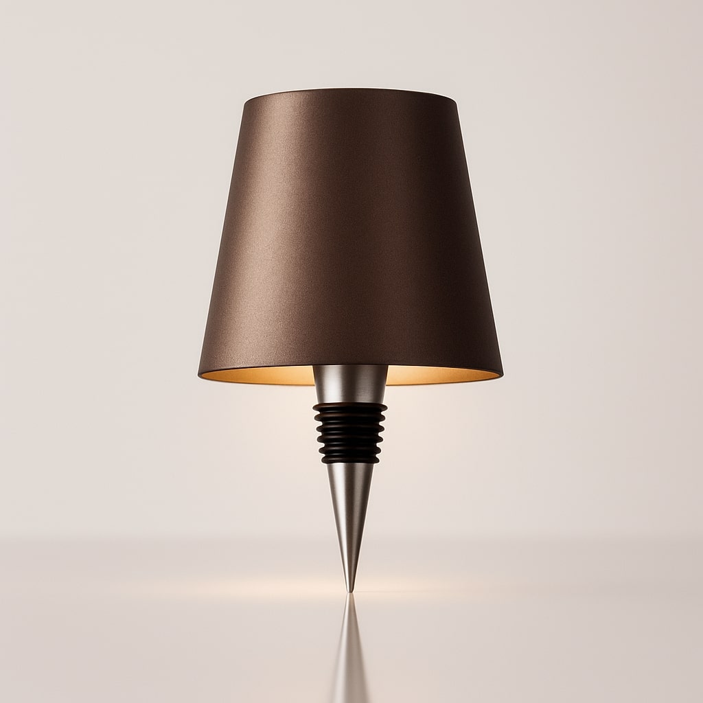 Table Lamp with Wireless Dimmer – Bottle Lamp Attachment