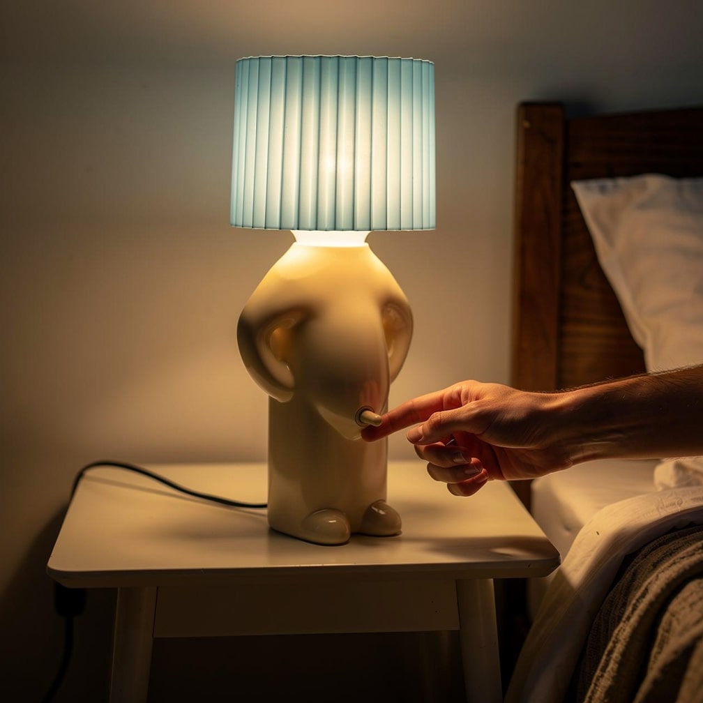 Compact Table Lamp with Soft Light – WinkLight Style