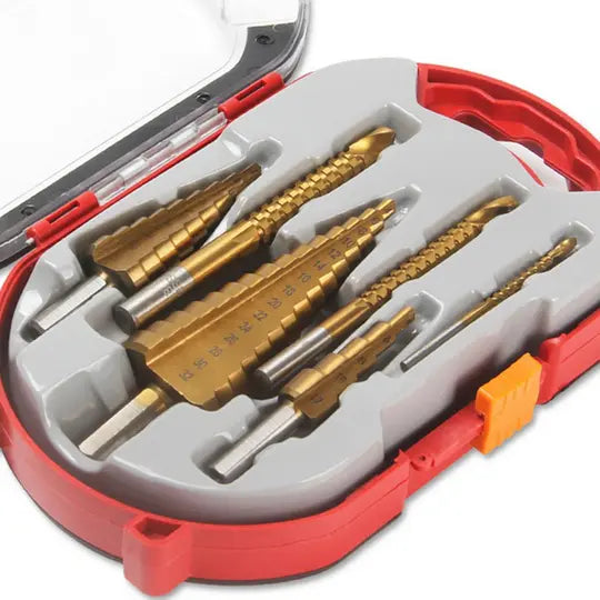6-Piece Titanium Drill Bit Set with Storage Case