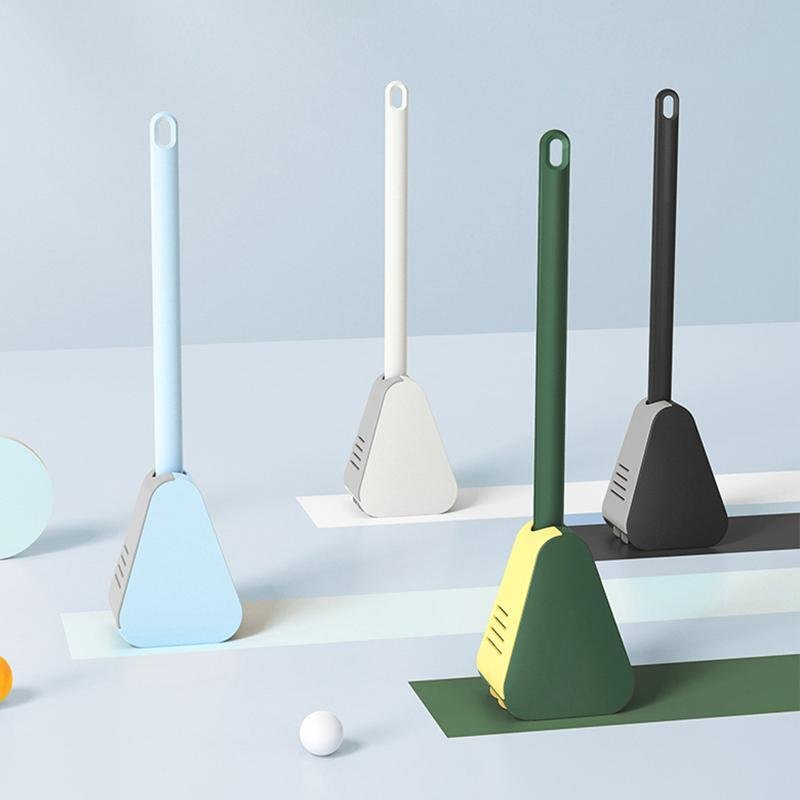 Toilet Brush with Triangular Head | Scratch-Free TPR Cleaning