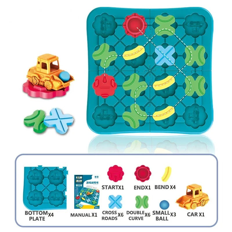 AdventureRail Magnetic Train Building Set for Kids