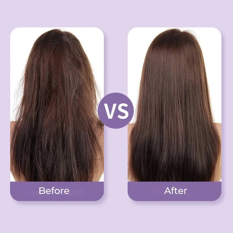 2-in-1 Hair Brush and Straightener – Travel-Friendly Styling Tool