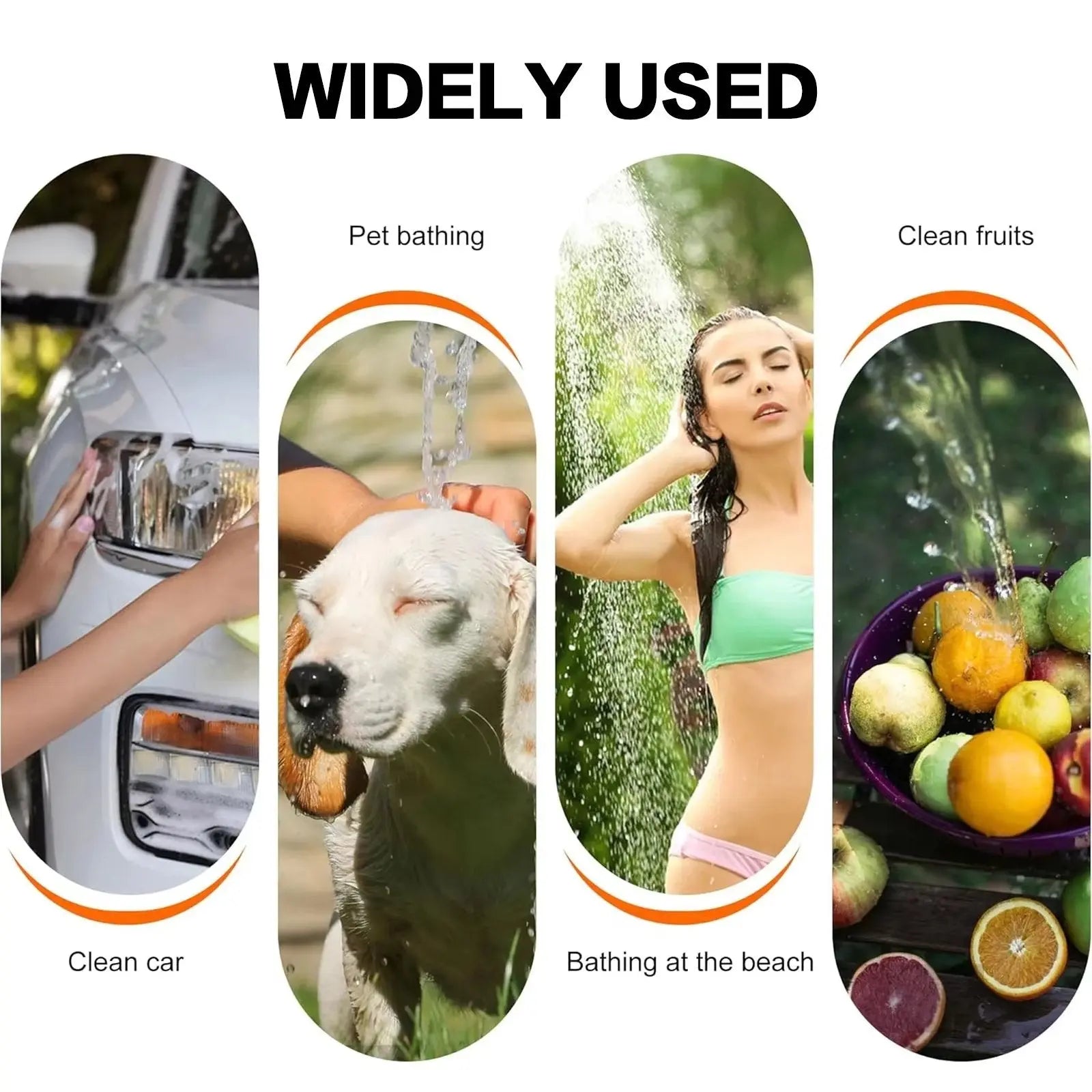 Portable USB Rechargeable Shower for Camping