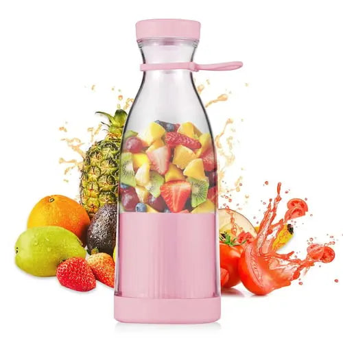 Portable Blender for Smoothies – USB Rechargeable, 6 Steel Blades, BPA-Free