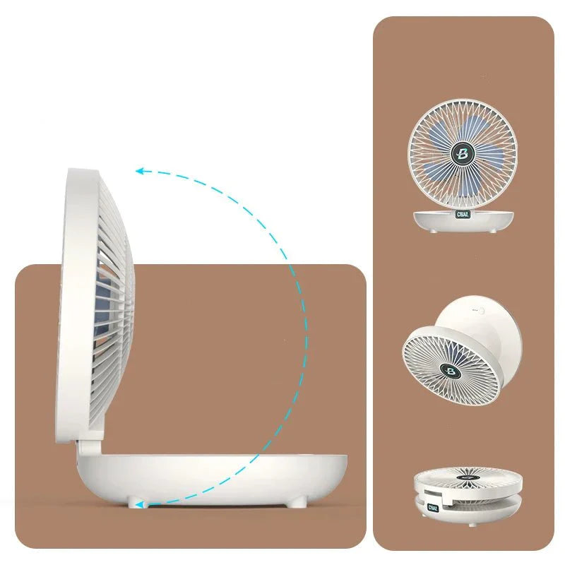 Compact USB-Powered Fan with Adjustable Speed Options