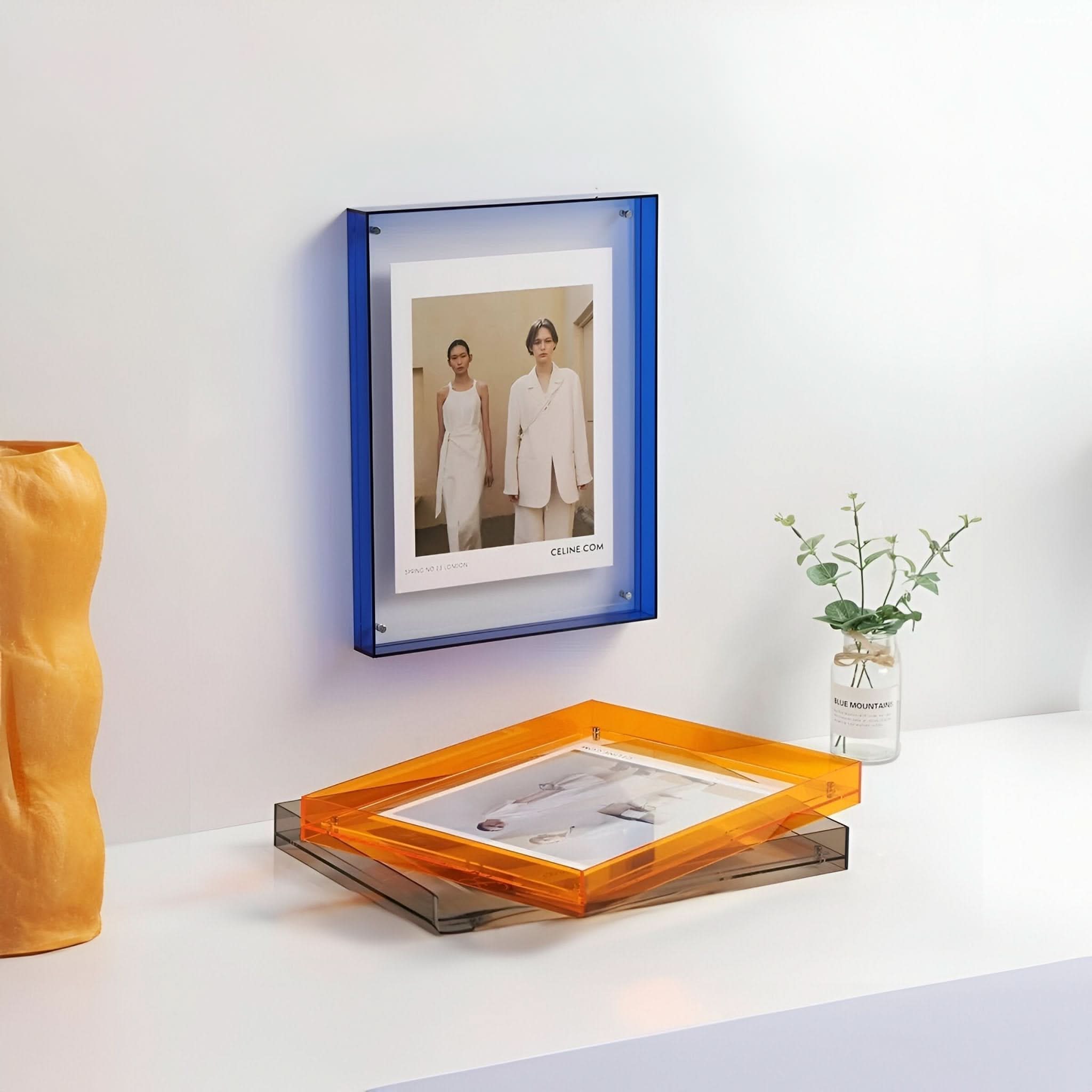 Minimalist Acrylic Photo Frame – Clear Transparent Design
