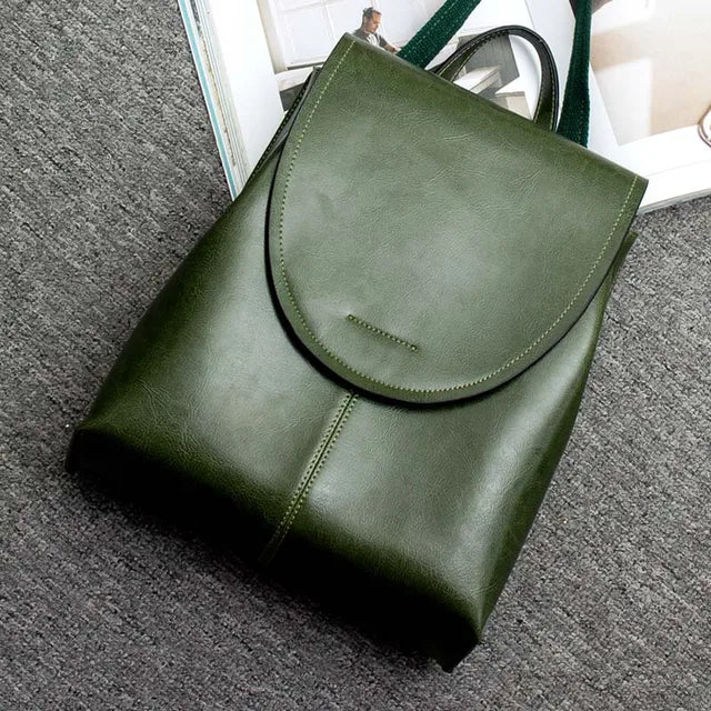 Sophisticated Leather Backpack for Women – Everyday Travel Companion
