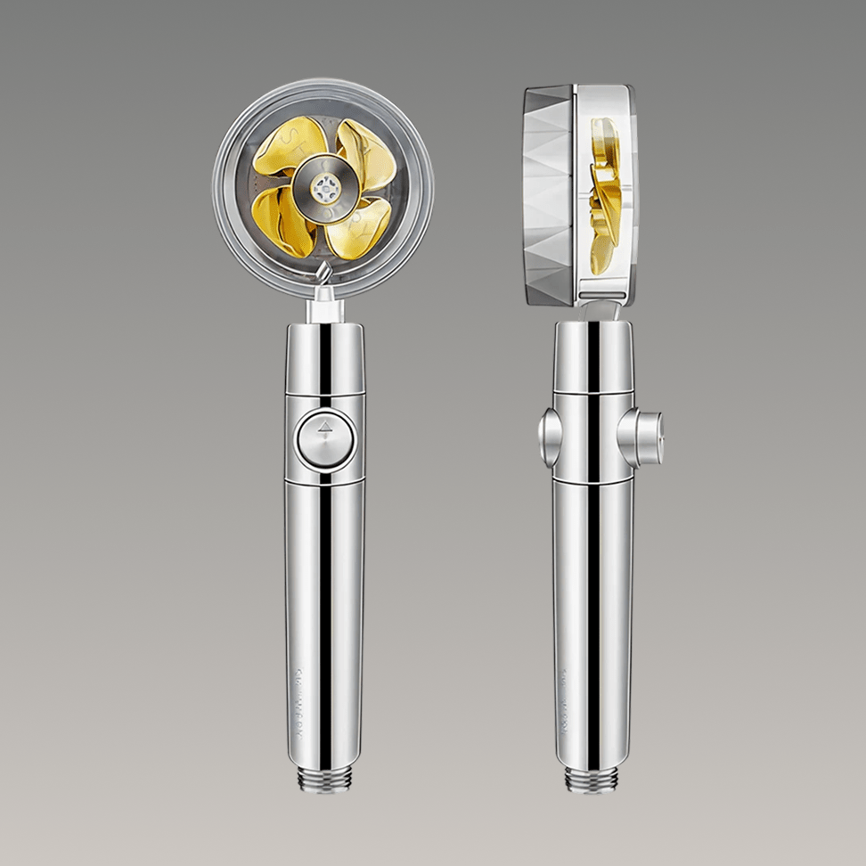 Water-Saving Turbo Shower Head for Rainfall Experience