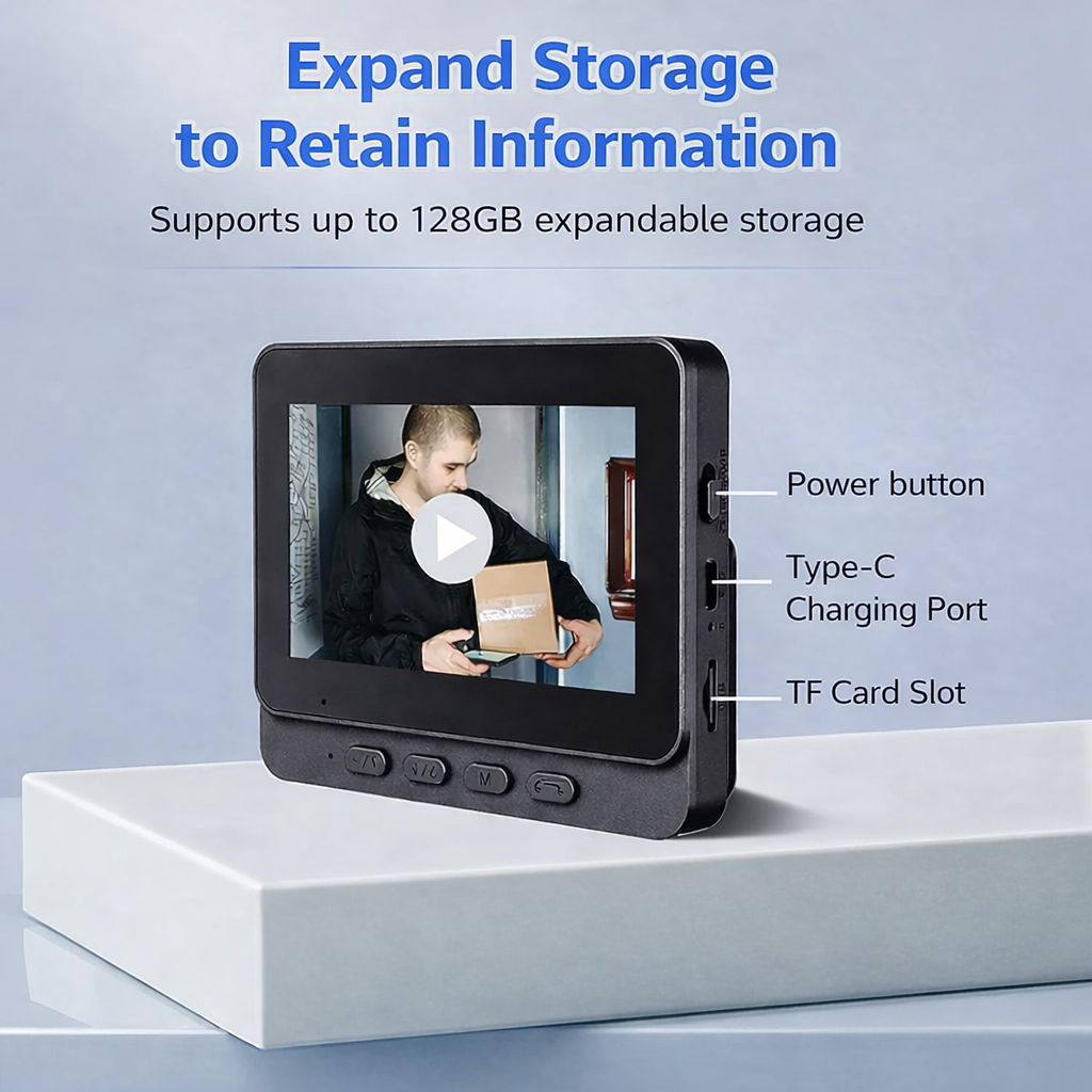 Video Doorbell with Camera | Live View and Two-Way Audio | Night Vision