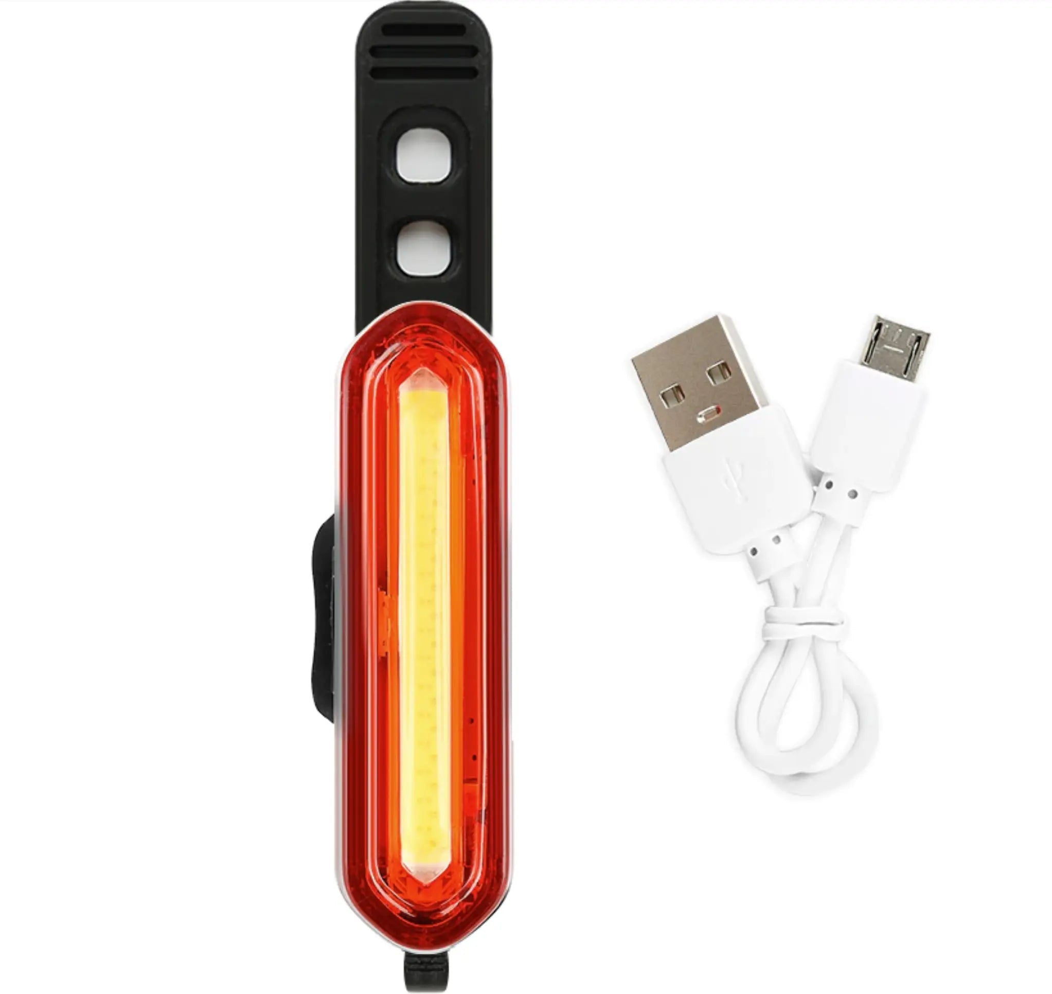 LED Bicycle Taillight with Rechargeable Battery – Broad Visibility