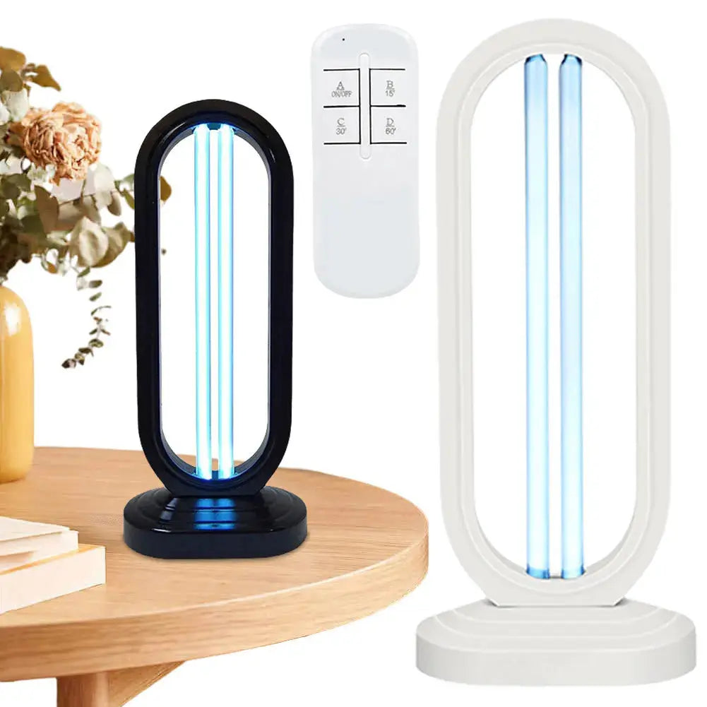 38W UV-C Sterilization Light – Timer & Remote Control, Available in Black or White