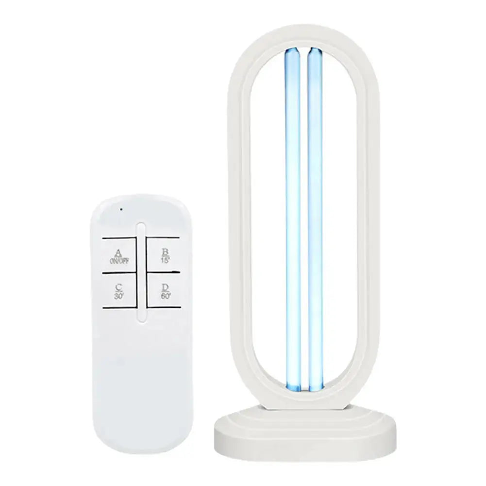 38W UV-C Sterilization Light – Timer & Remote Control, Available in Black or White