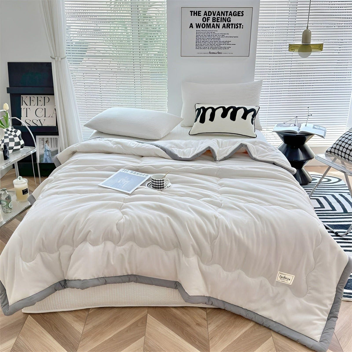 Lightweight Summer Comforter – Breathable Cooling Duvet in Four Shades