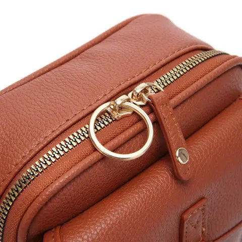 Shoulder Bag in Faux Leather – 10 Card Slots and 2 Pockets