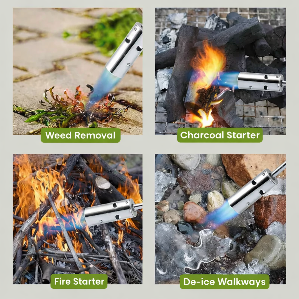 Weed Burner | Chemical-Free Weed Control | Adjustable Flame Wand