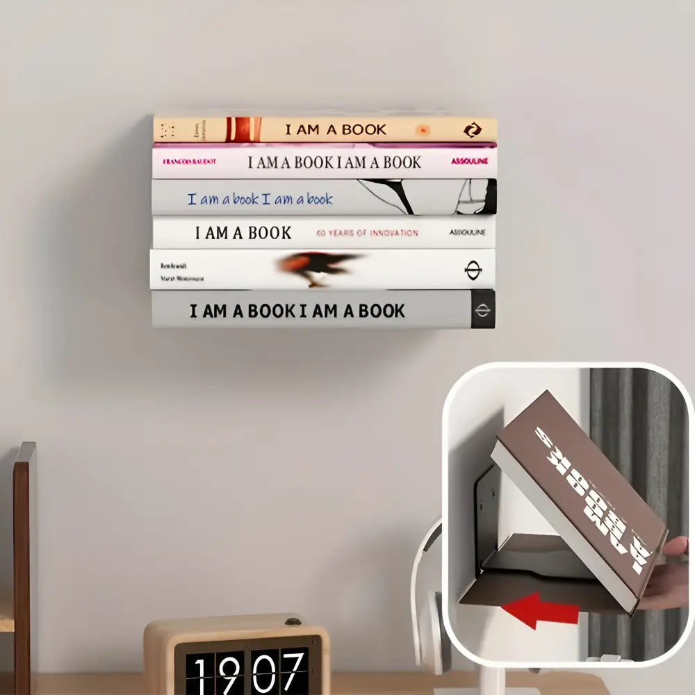 Invisible Wall-Mounted Floating Shelf – Pack of 2
