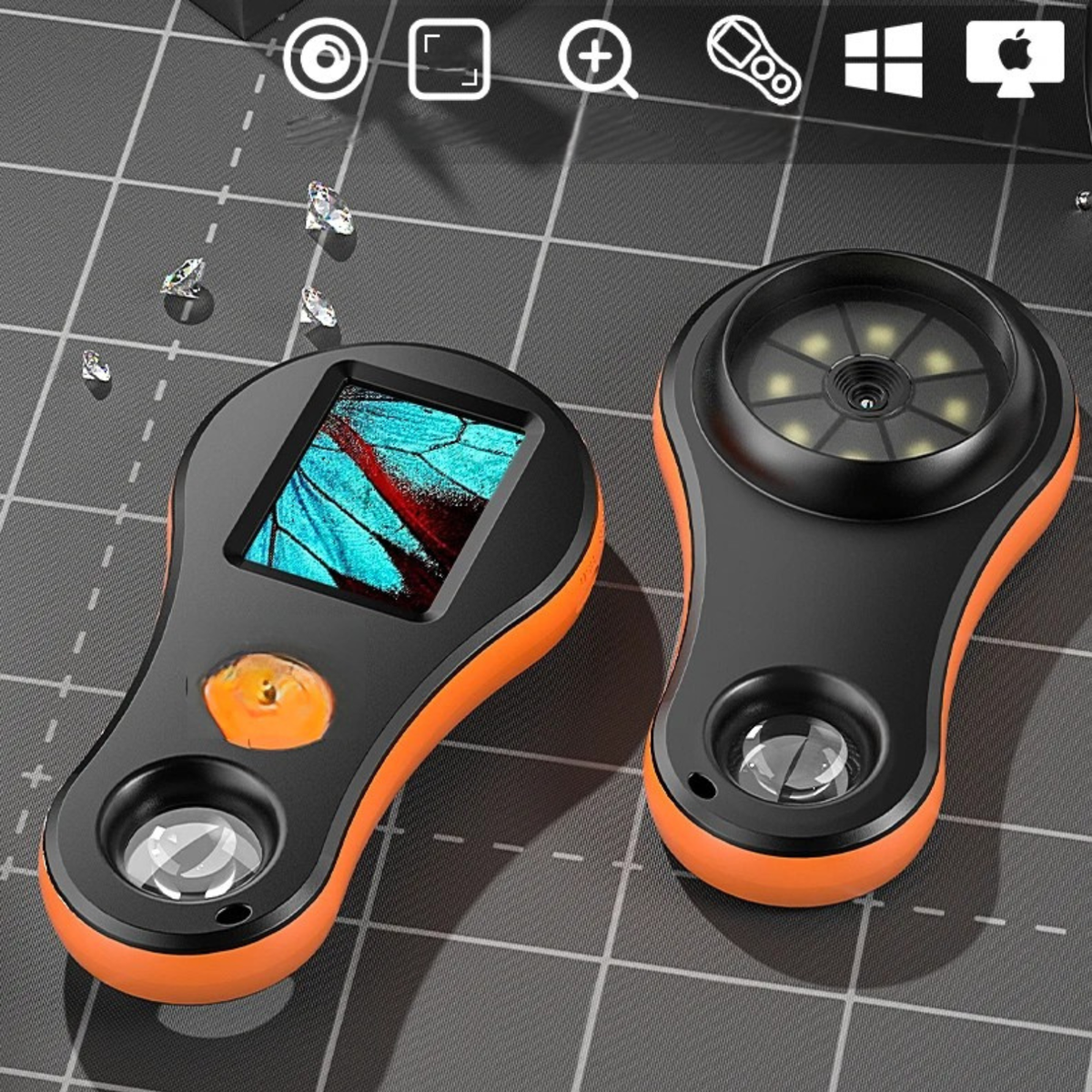 1080P Digital Microscope for PCB Repair with 2-Inch IPS Display