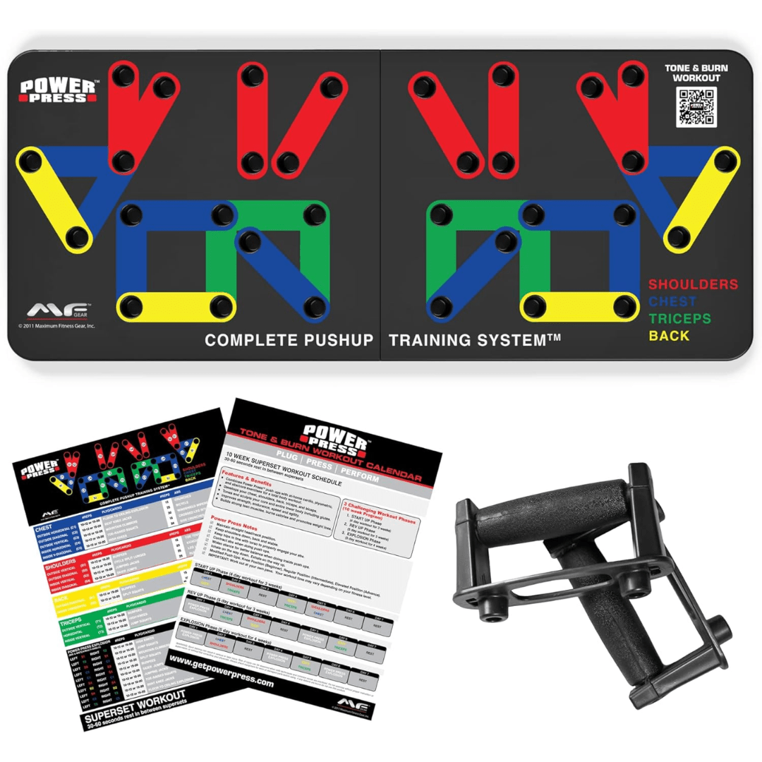 30-in-1 Multi-Position Home Gym with Foldable Push-Up Board
