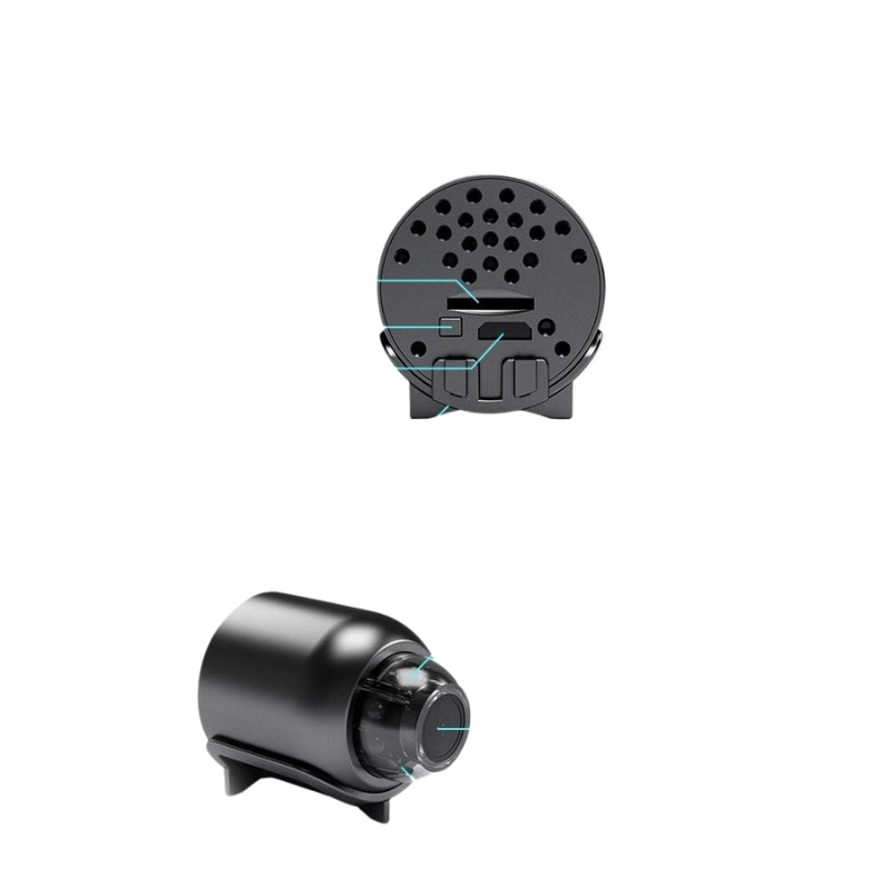 Full HD Night Vision Security Camera – Compact WiFi Monitor