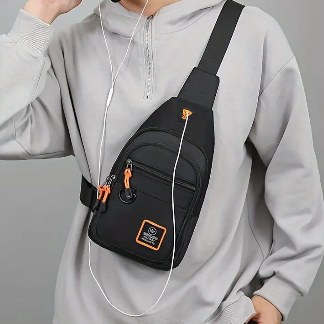 ExplorerPro Waterproof Crossbody Bag for Active Men