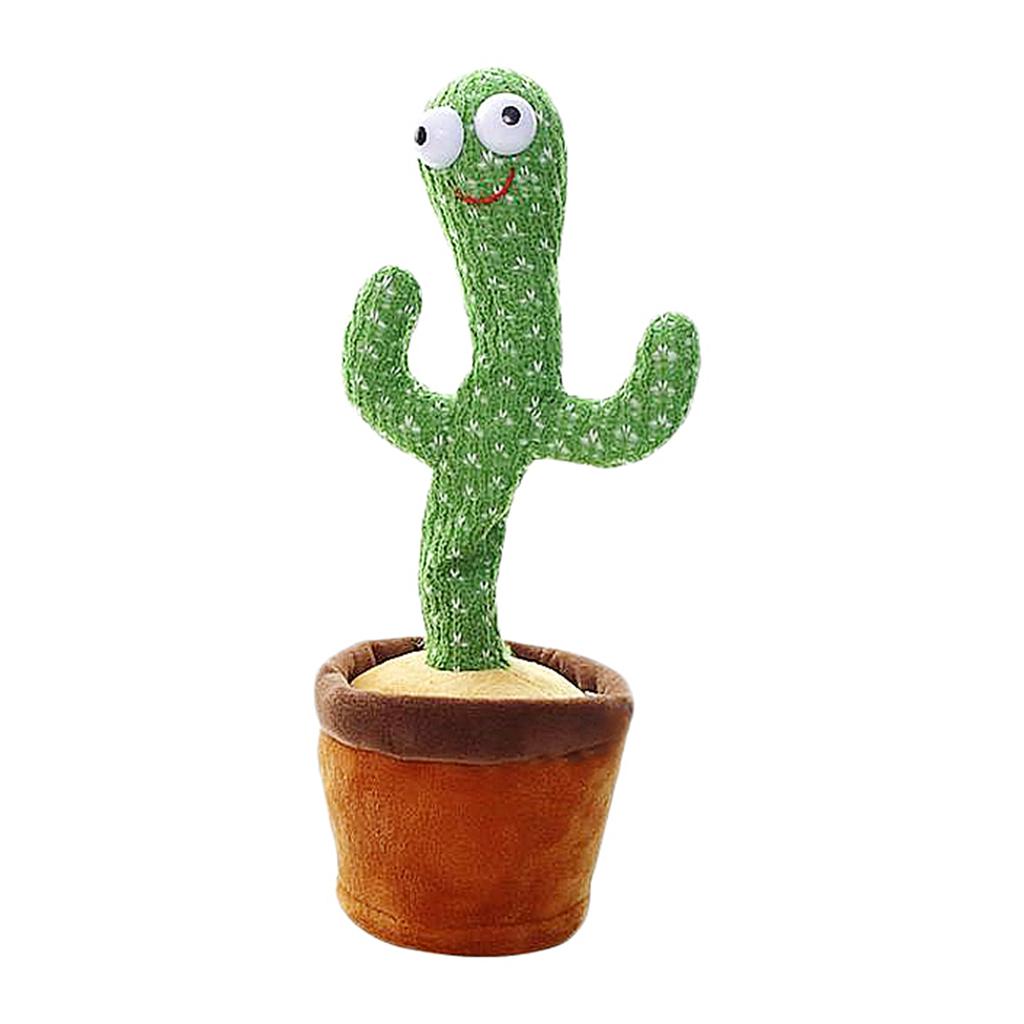 Musical Cactus Toy with LED Lights