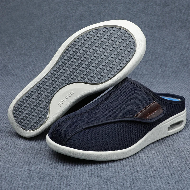 Extra Wide Walking Sneakers for Swollen Feet | Orthopedic Diabetic Footwear