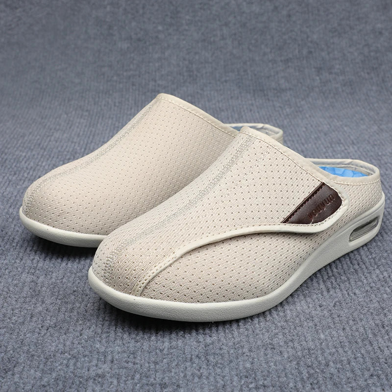 Extra Wide Walking Sneakers for Swollen Feet | Orthopedic Diabetic Footwear