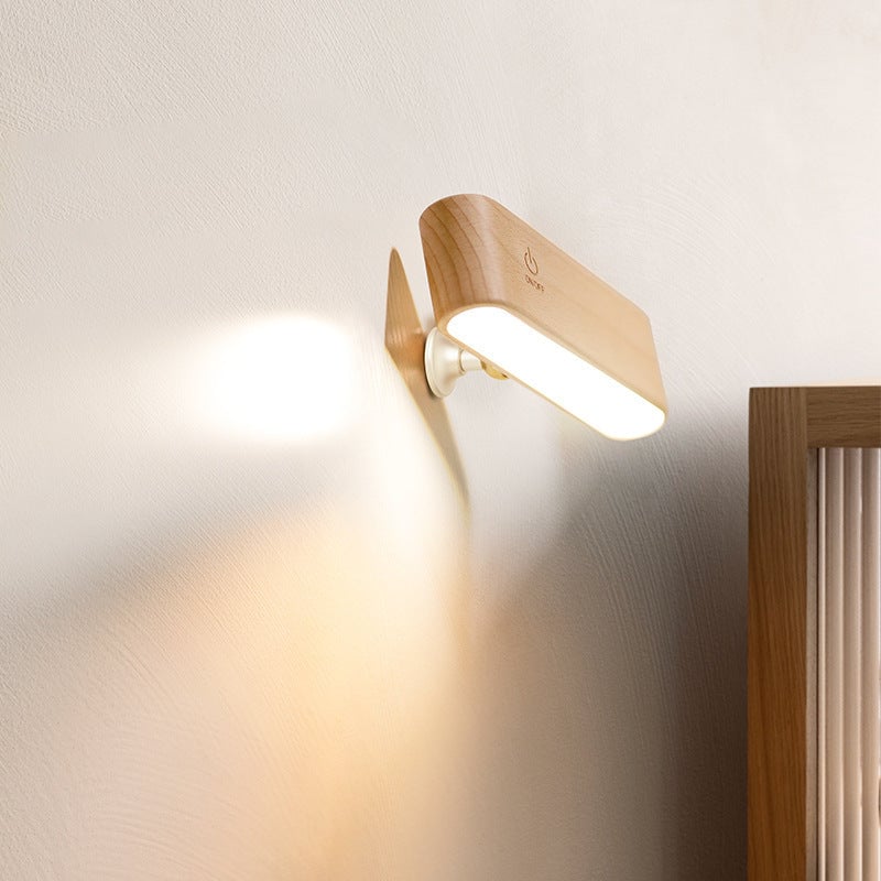 Wood Charging Dock – Elegant 360° Power and Light Control