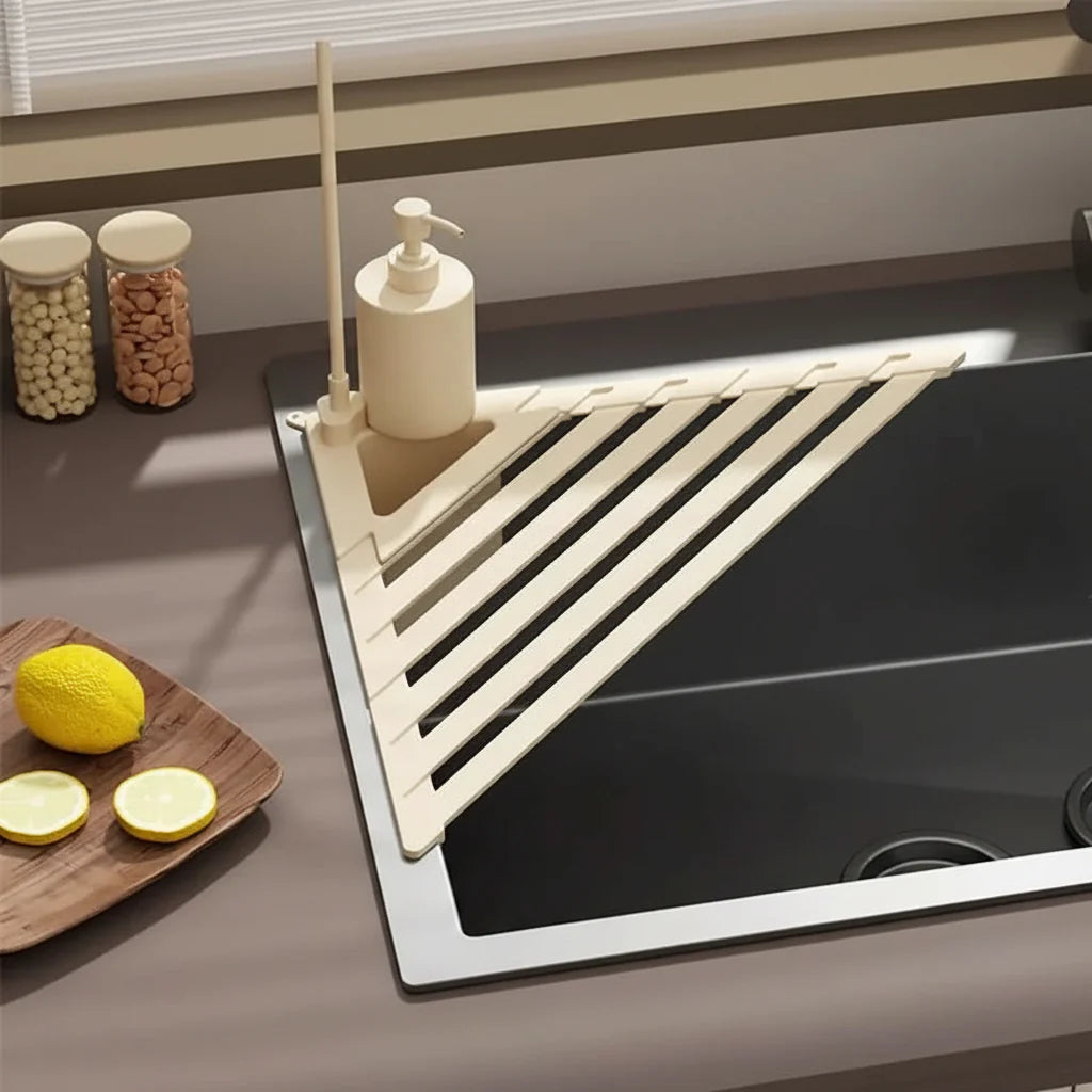 Foldable Drain Rack for Over Sink Usage