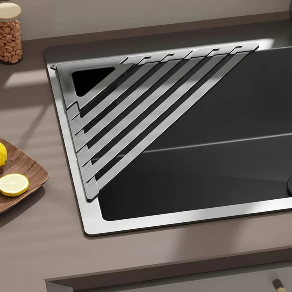 Foldable Drain Rack for Over Sink Usage