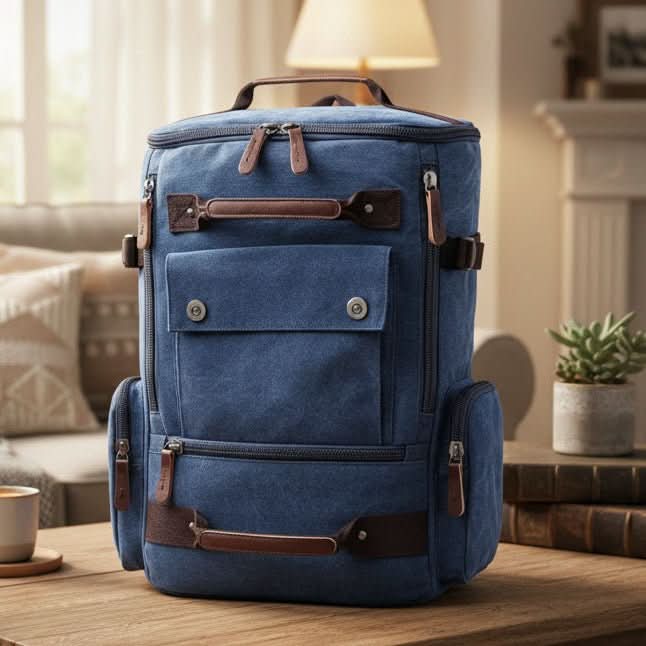Large Travel Backpack with Laptop Section for Everyday Use