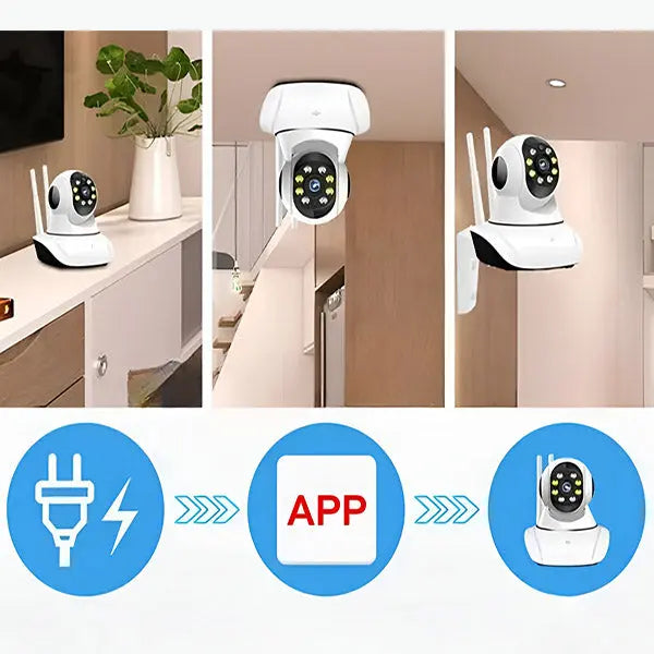 HD Night Vision Wi-Fi Indoor Security Camera