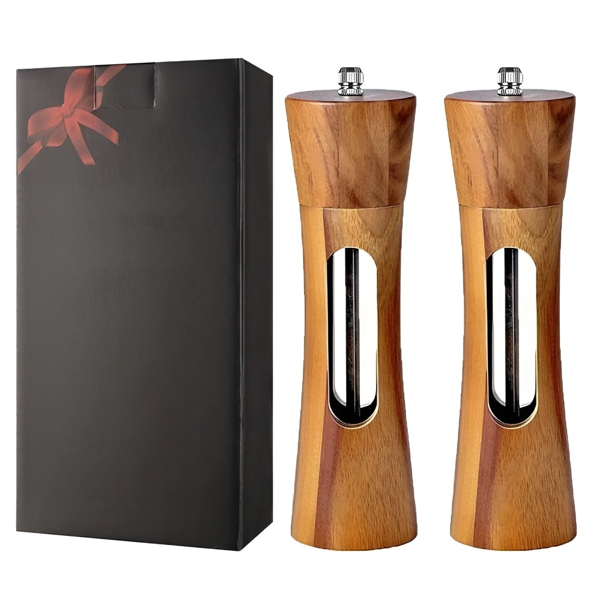 Spice Mill with Transparent Window for Accurate Grinding